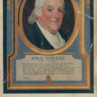 Postcard, Schubert & Gysbers, Paul Revere