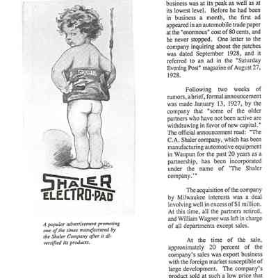 Page from booklet of "A Very Large Wizard of Oz"