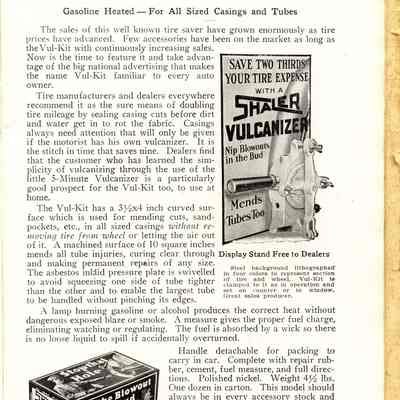 Shaler advertising booklet.