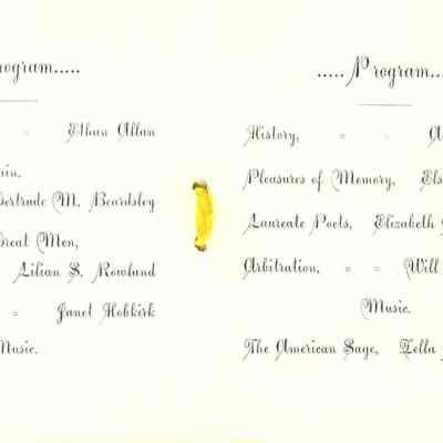 14th Commencement of SW High - 1897.