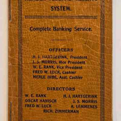 Pass Book, State Bank