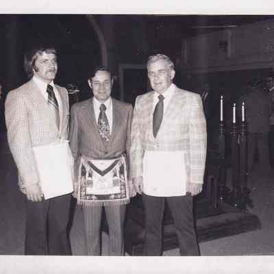 Photograph, Masonic Lodge, Group (Clyde Maxwell)