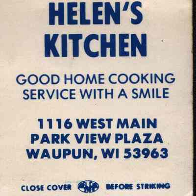 Matchbook, Helen's Kitchen