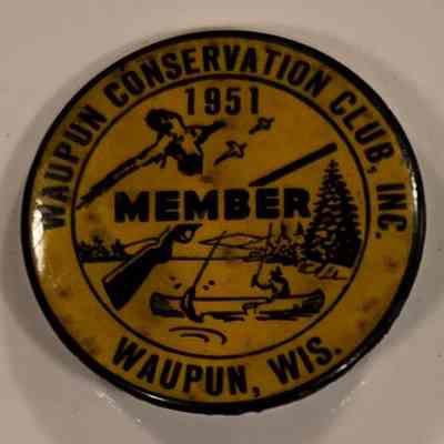 Button, Conservation Club, 1951