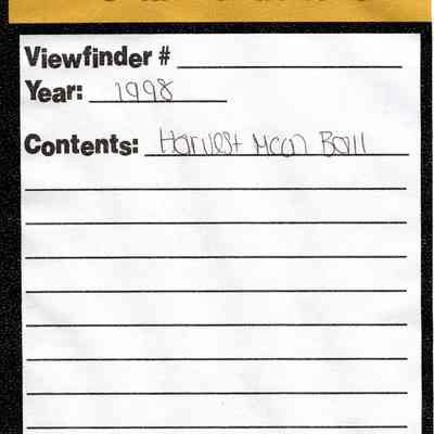 VHS Tape, WHS Media Productions, 1998 Harvest Moon Ball