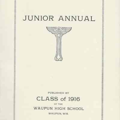1916 Junior Annual