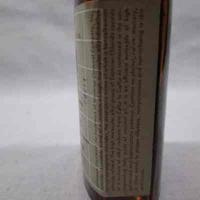 Side view of bottle of zephiran chloride.