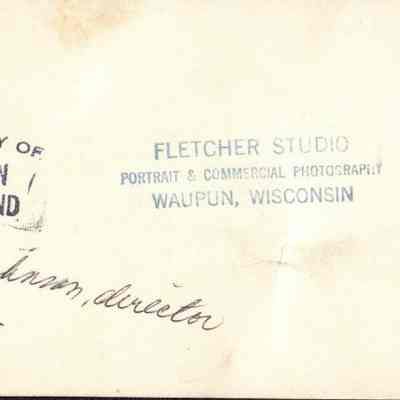 Waupun High School Band "photo" (1948): Origformat: Other