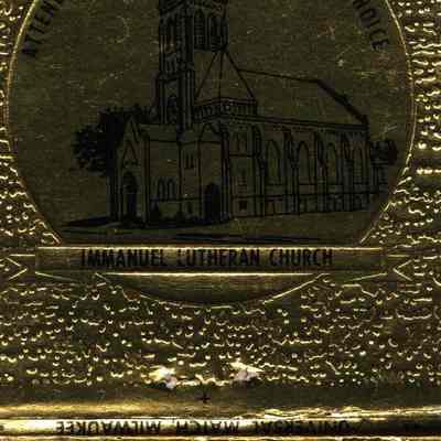 Matchbook, State Bank, Immanuel Lutheran Church
