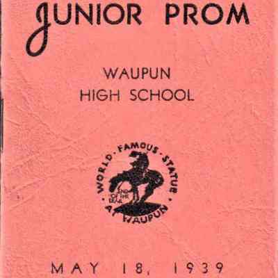 Waupun High School "Junior Prom" (May 18 1939)