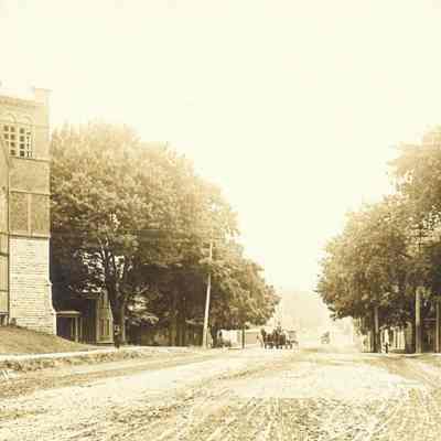 Postcard, Main Street, Looking West, Union Church