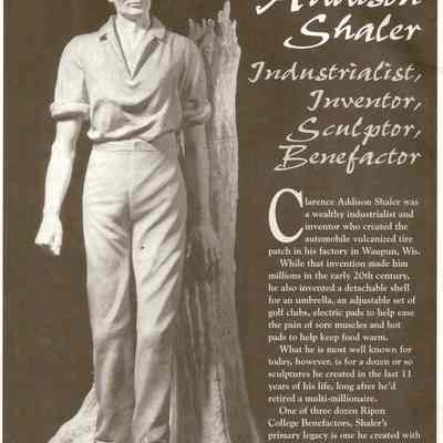 Magazine, Clarence Addision Shaler, Industrialist, Inventor, Sculptor, Benefactor
