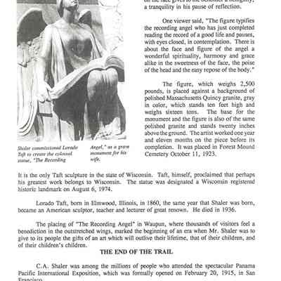 Page from booklet "A Very Large Wizard of Oz"