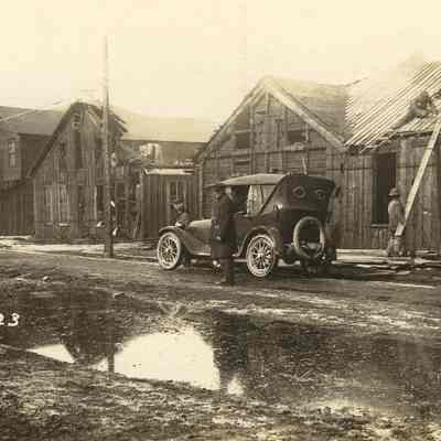 Postcard, Shaler, C.A. Shaler Company Fire.