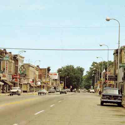 Postcard, Main Street, Looking East, J3427