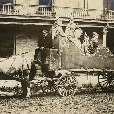 Postcard, Parade, Homecoming, July 1908