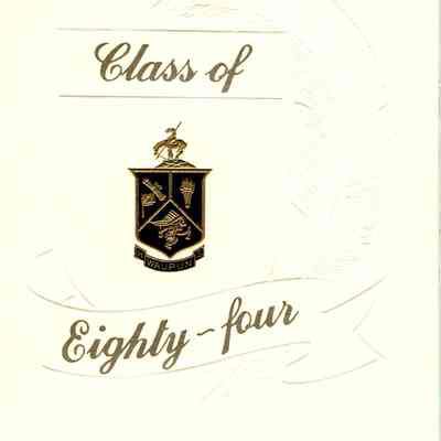 Invitation, David Woldseth High School Graduation, 1984