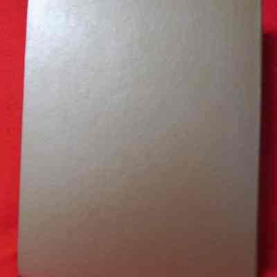 Back cover of post bound  scrapbook