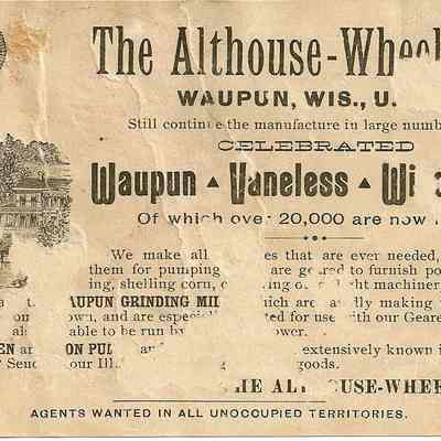 Althouse-Wheeler Advertisement.