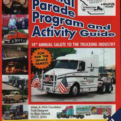 Program, Truckers Jamboree, 2003