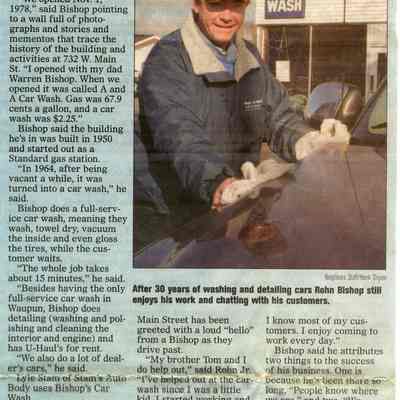 Bishop's Car Wash celebrates 30 years