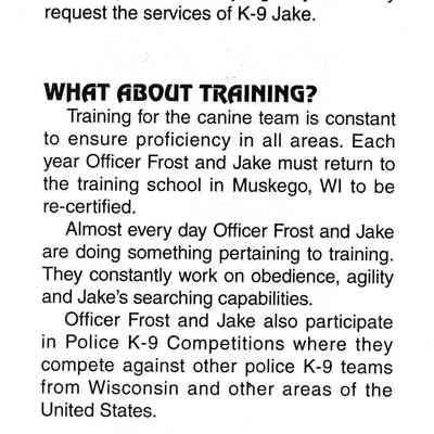Waupun Canine Unit.