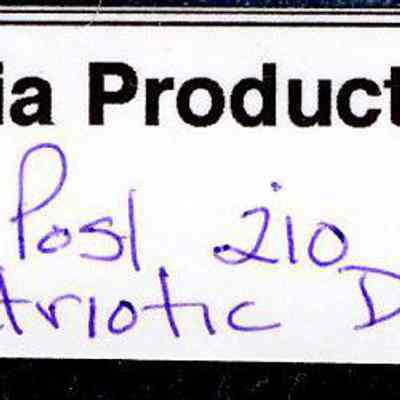 VHS Tape, WHS Media Productions, American Legion Post 210, Patriotic Day, 2002