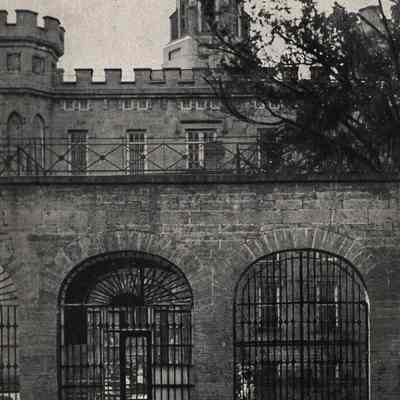 Postcard, Corrections, Wisconsin State Prison, Entrance to Prison