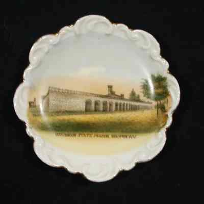 Plate, Souvenir, Corrections, Wisconsin State Prison, H H Hoard