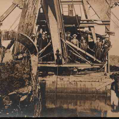 Postcard, Marsh, Dredge