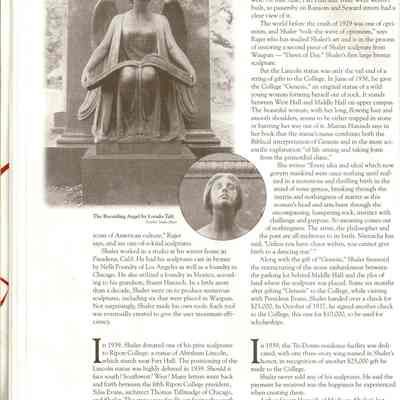 Shaler Addison Clarence, Sculptures