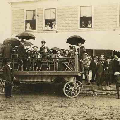 Postcard, Parade, Homecoming, July 1908