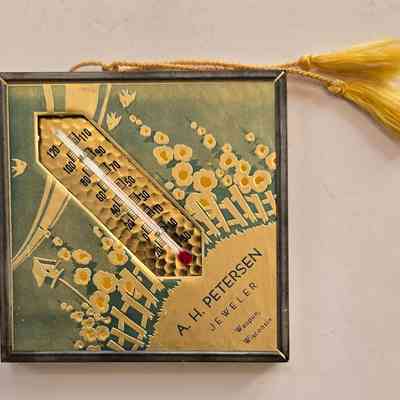 Thermometer, A. H. Petersen, Jeweler