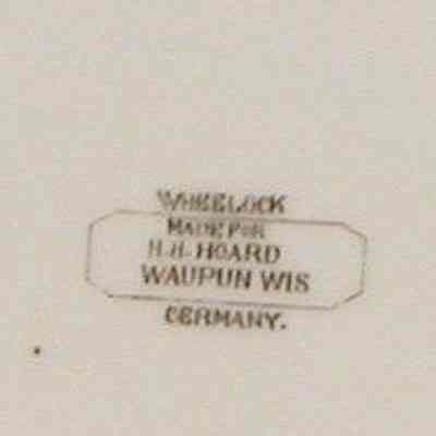 Plate with Wisconsin State Prison, Waupun, Wis.