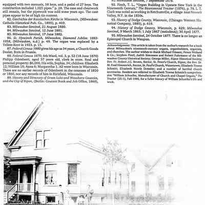 Articles About Odenbrett Organs