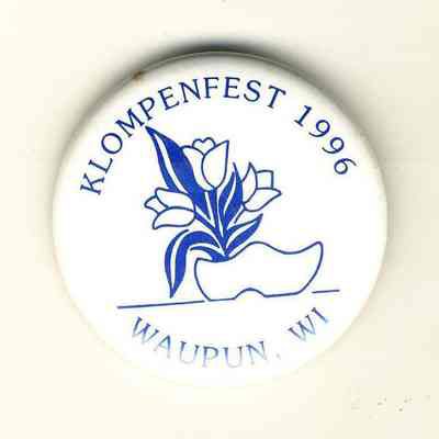 Klompenfest 1996 Button/Pin