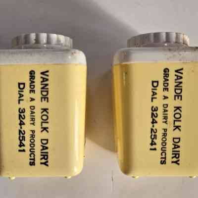 Salt & Peppers Shakers, Dairy, Vande Kolk Dairy