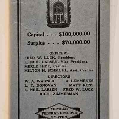 Pass Book, State Bank
