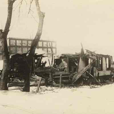 Postcard, Shaler, C.A. Shaler Company Fire.