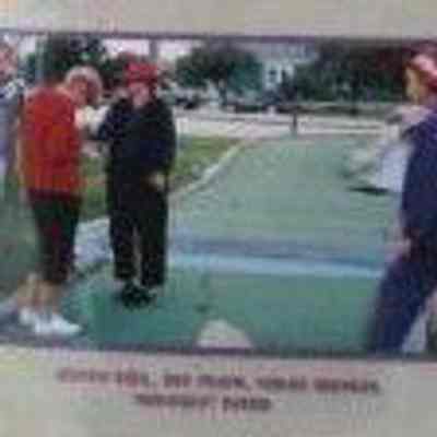 Golfing- J. Kahl, B. Frank, M. Giannoni, M. Rhode