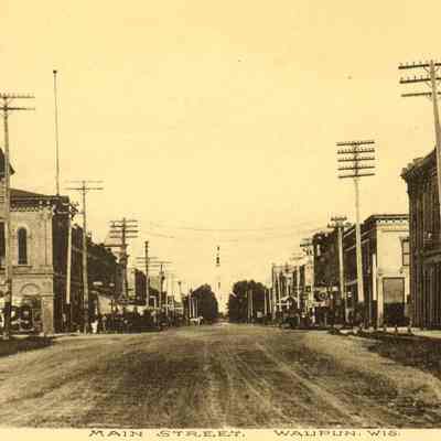 Postcard, Main Street, Looking East, E B Patton