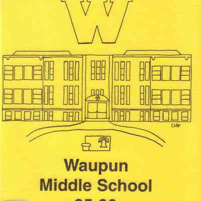 Waupun 1995-1996 (Middle School yearbook)