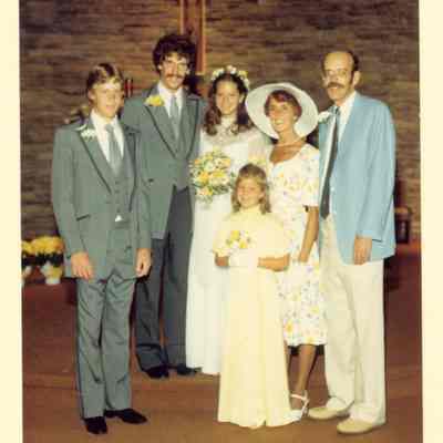 Photograph, Bur and Kelly Zeratsky Wedding,1980