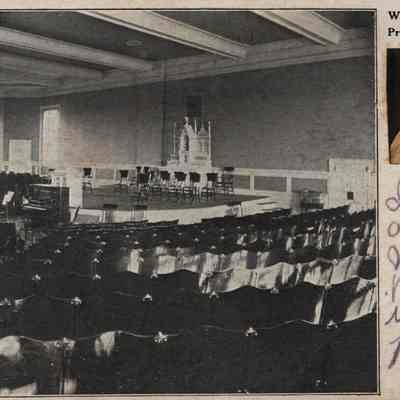 Postcard, Corrections, Wisconsin State Prison, Chapel