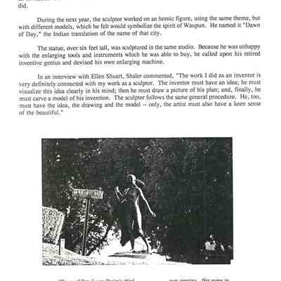 Page from booklet of "A Very Large WIzard of Oz"