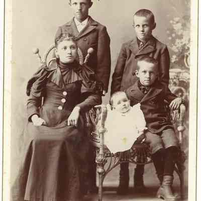 Cabinet Card, Johnson, Wilkinson Family
