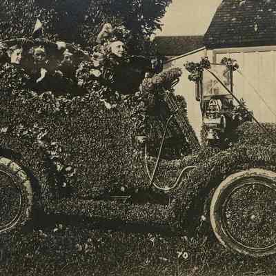 Postcard, Parade, Homecoming, July 1908
