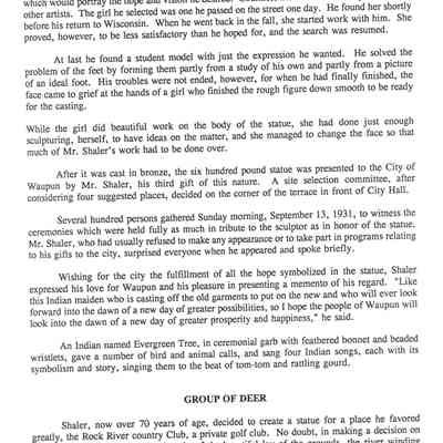 Page from booklet "A Very Large Wizard of Oz"