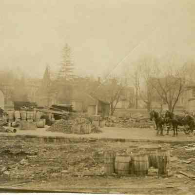 Postcard, Shaler, C.A. Shaler Co. Fire Clean Up