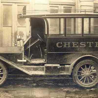 Postcard, of a Chester Bus